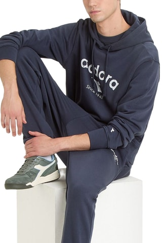 Sweat com capuz - Azul-marinho