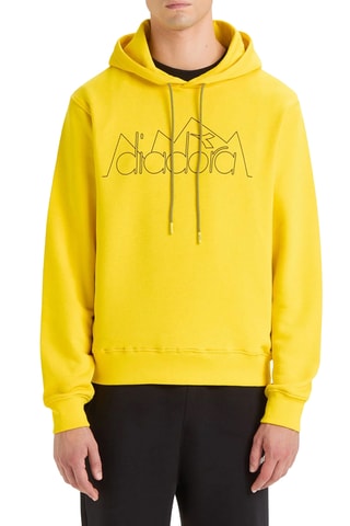 Sweat com capuz - Amarelo