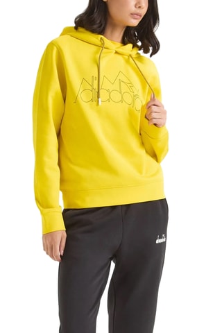 Sweat com capuz - Amarelo