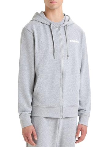 Sweat com capuz - Cinzento