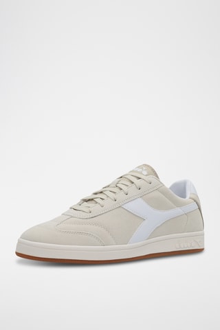 Sapatilhas em couro - Bege