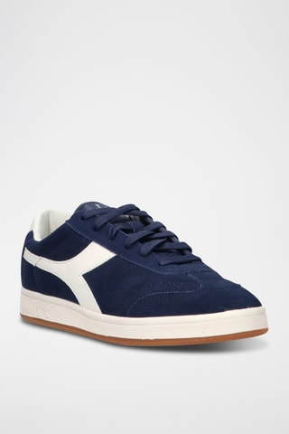 Sapatilhas em couro - Azul-marinho