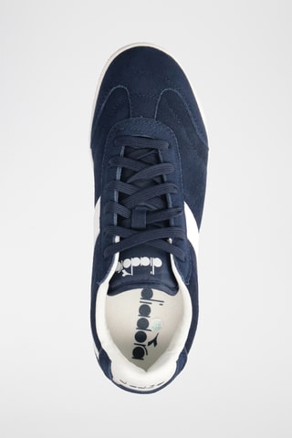 Sapatilhas em couro - Azul-marinho