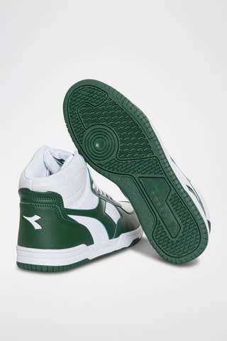 Sapatilhas subidas - Verde e branco