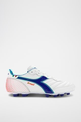 Sapatilhas de futebol em couro - Branco