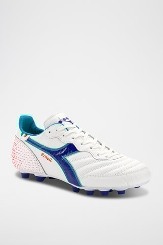 Sapatilhas de futebol em couro - Branco