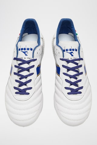 Sapatilhas de futebol em couro - Branco