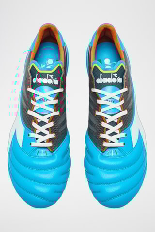 Sapatilhas de futebol em couro - Azul