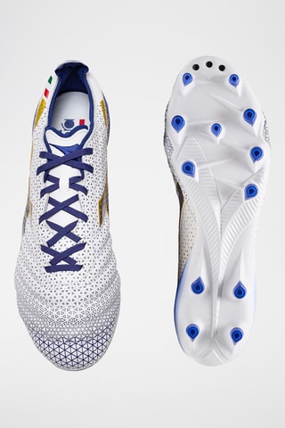 Sapatilhas de futebol em couro - Branco