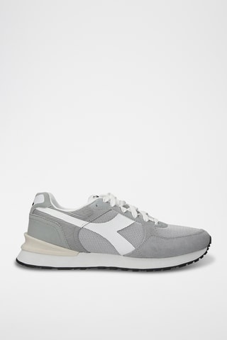 Sapatilhas em couro - Cinzento