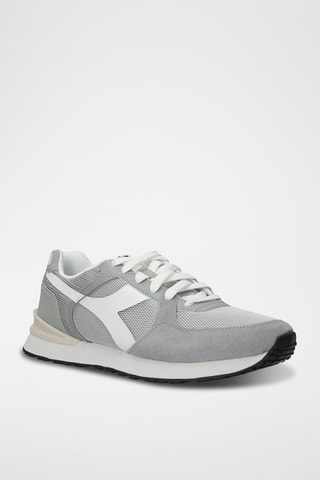 Sapatilhas em couro - Cinzento