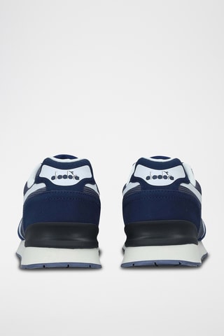 Sapatilhas em couro - Azul e cinzento