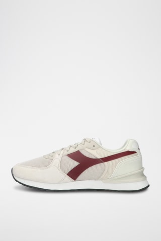 Sapatilhas em couro - Bege