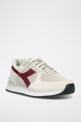 Sapatilhas em couro - Bege