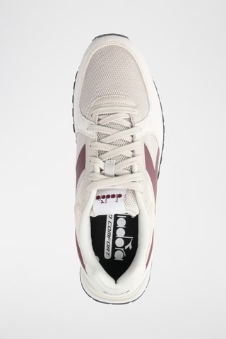 Sapatilhas em couro - Bege