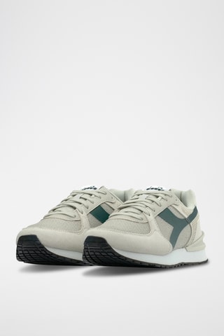 Sapatilhas em couro - Bege