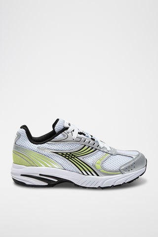 Sapatilhas em couro - Branco e verde