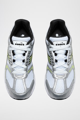 Sapatilhas em couro - Branco e verde