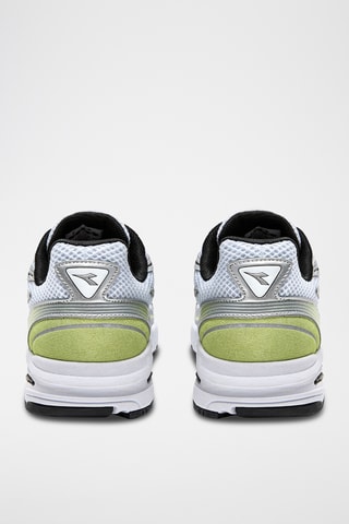 Sapatilhas em couro - Branco e verde