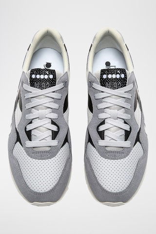 Sapatilhas em couro - Cinzento