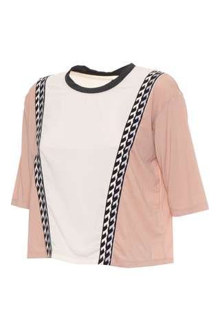 T-shirt - Branco e rosa