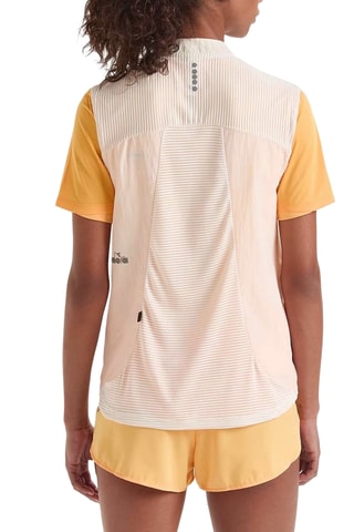 Colete e t-shirt - Branco e laranja