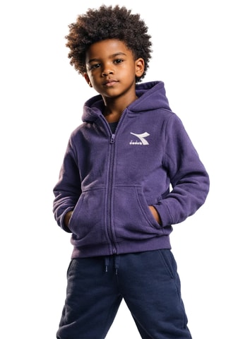 Casaco com capuz - Violeta