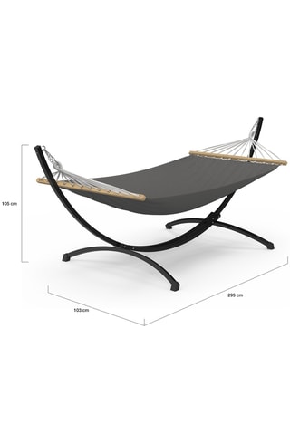 Cama de rede Amazonia - Cinzento-antracite