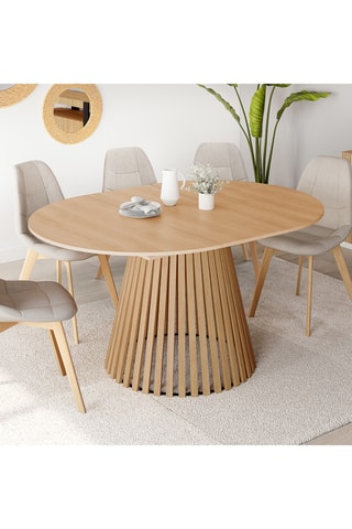 Mesa de jantar extensível Camélia - 110/150 x 75 x 110 cm