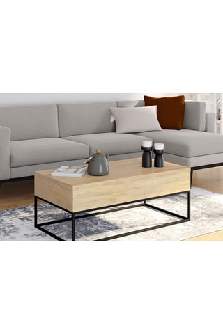 Mesa de centro elevável - 100 x 40,5 x 55 cm