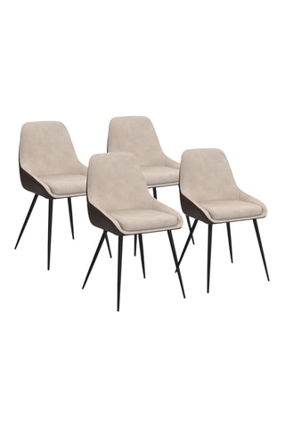 4 cadeiras Ornella - 47,5 x 79 x 54 cm