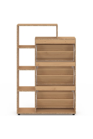 Sapateira 3 batentes Faustine - 133 x 86,5 x 24 cm