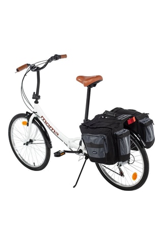 Borsa 3 scomparti - Nero