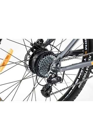 Mountain bike elettrica EMTB full suspension - Grigio e nero - 29" - 180-200 cm - Fino a 120 km