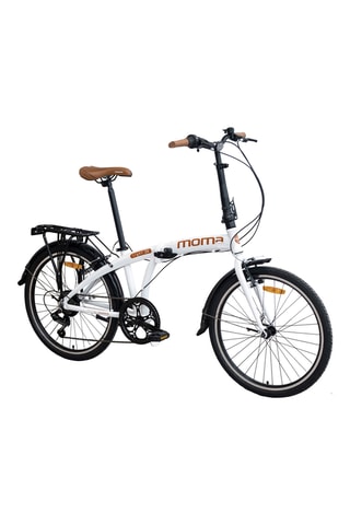 Bicicletta pieghevole Light 24" - Bianco - 7 velocità - 170-195 cm