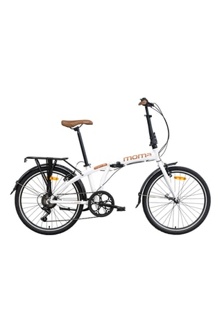 Bicicletta pieghevole Light 24" - Bianco - 7 velocità - 170-195 cm