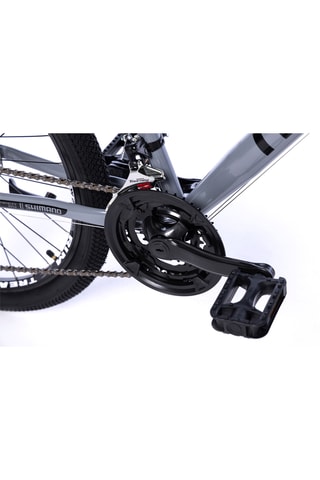 Mountain bike Junior Rock 24" - Grigio e nero - 135-150 cm - 21 velocità-