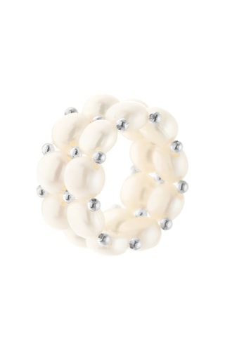 Anello - Argento e perle coltivate d’acqua dolce