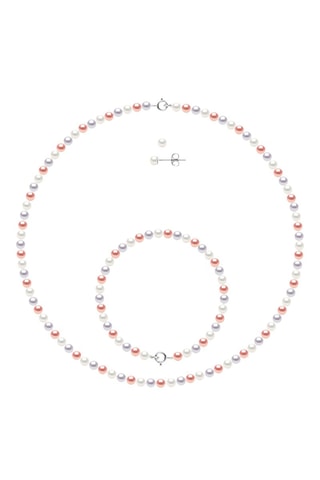 Parure - Argento e perle coltivate d’acqua dolce