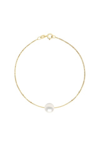 Bracciale - Oro giallo e perla coltivata d’acqua dolce