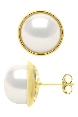 Orecchini - Oro giallo e perle coltivate d’acqua dolce