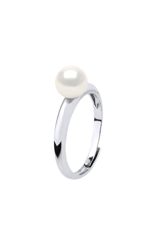 Anello - Argento e perla coltivata d’acqua dolce