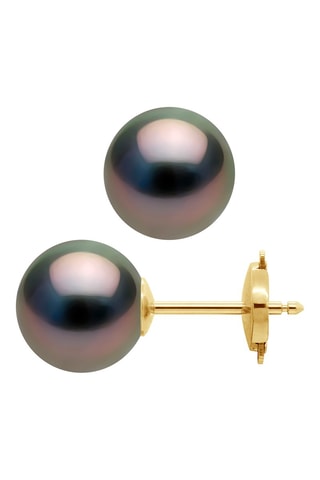 Orecchini - Oro giallo e perla coltivata d’acqua dolce