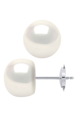 Orecchini - Oro bianco e perle coltivate d’acqua dolce
