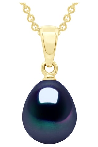 Ciondolo - Oro giallo e perla coltivata d’acqua dolce