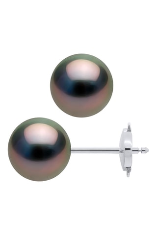 Orecchini - Oro bianco e perla coltivata d’acqua dolce