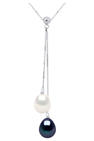 Collana - Oro bianco e perle coltivate d’acqua dolce