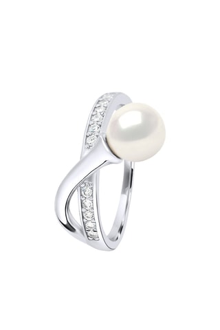 Anello - Argento e perla coltivata d’acqua dolce