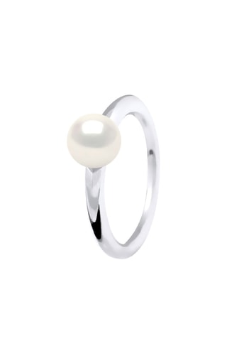 Anello - Argento e perla coltivata d’acqua dolce
