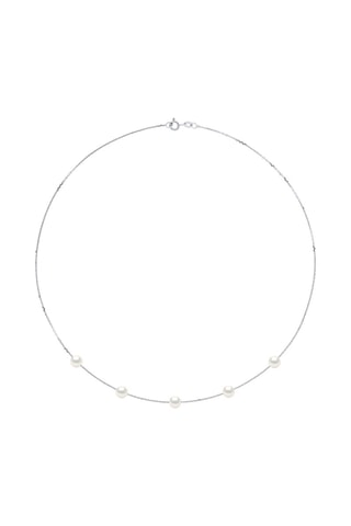 Collana - Argento e perle coltivate d’acqua dolce